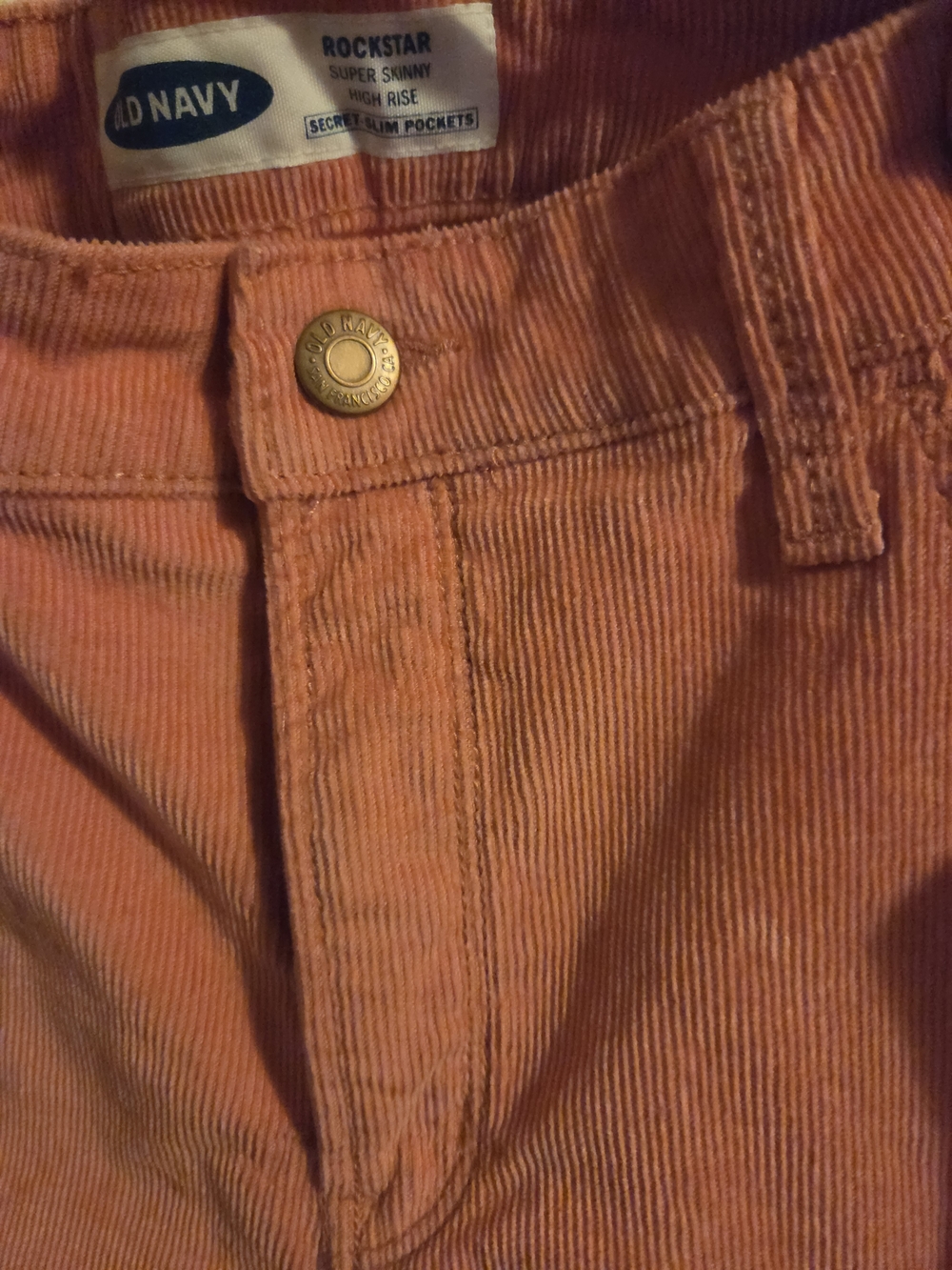 Old Navy Rockstar Super Skinny High-Rise Corduroy Pants